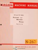 Niagara-Niagara 120 & 150 Ton, Punching Notching Presses B-16 Instruction & Parts Manual-120-120 Ton-150-150 Ton-01
